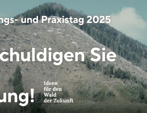 Tipp! Forschungs- und Praxistag 2025 „Entschuldigen Sie die Störung. Ideen für den Wald der Zukunft“, 23.01.2025